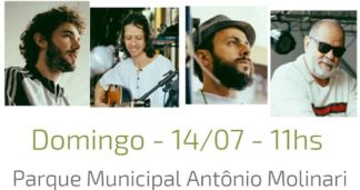 JULHO FEST | Parque Municipal tem música e oficina de gastronomia no domingo