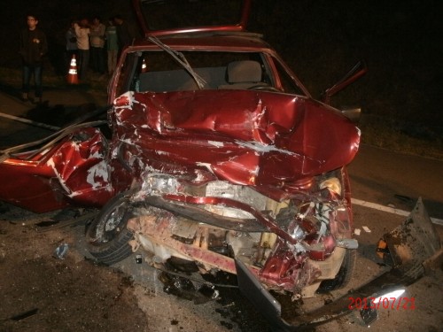 Bebê morre em acidente na BR-459