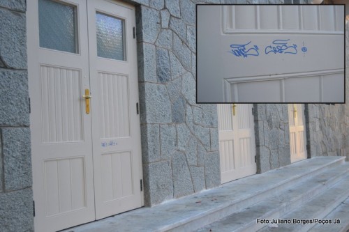 Palace Casino já é alvo de vandalismo