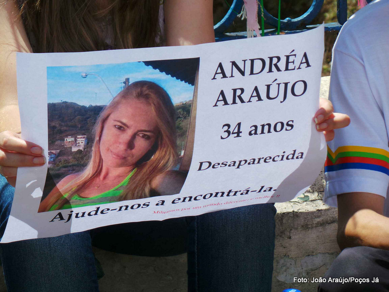 Familiares de Andrea pedem pistas sobre desaparecimento