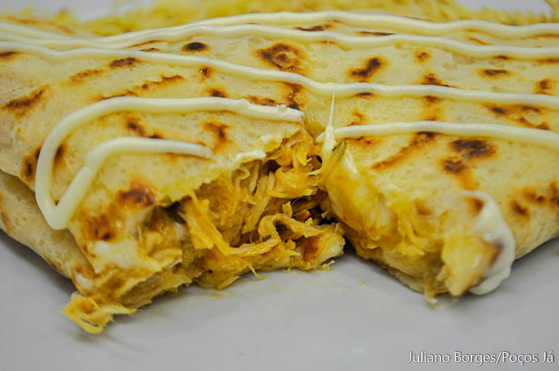 Seis crepes deliciosos de Poços