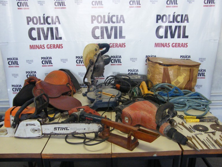 Polícia recupera cerca de R$10 mil em ferramentas furtadas de chácara