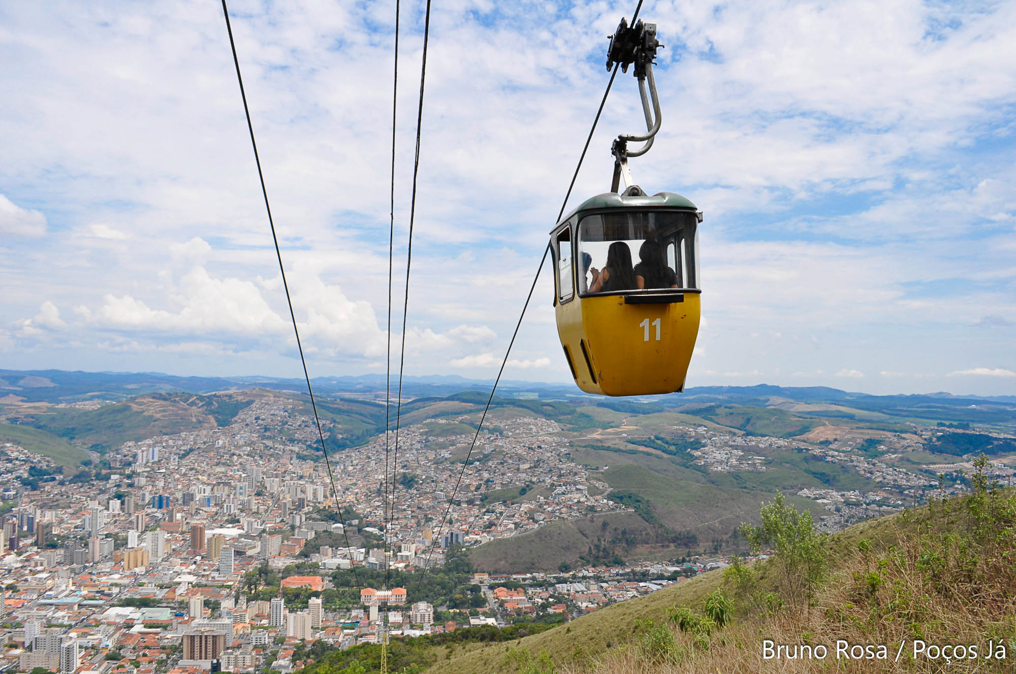 Crianças têm passeio gratuito no teleférico em outubro