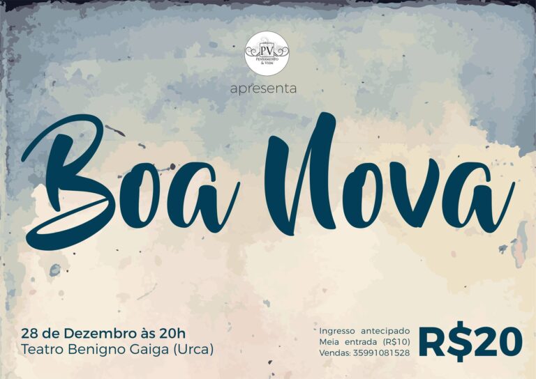 Peça “Boa Nova” será apresentada hoje na Urca