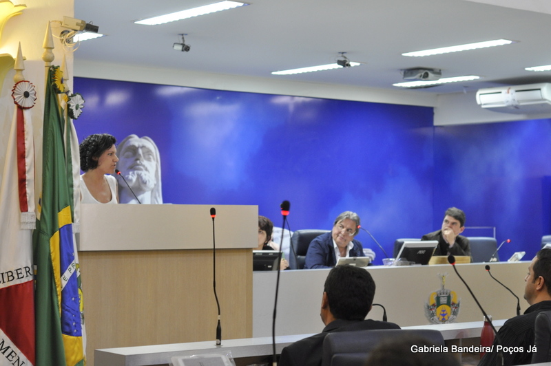 Andréa Benetti vai à Câmara rebater fala de vereador