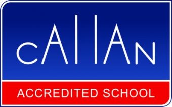 Escola de inglês de Poços conquista Callan Accreditation