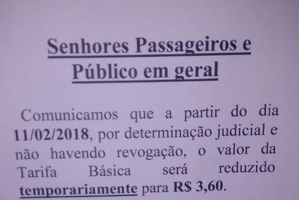 Decisão judicial obriga Circullare a baixar valores das passagens