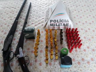PM localiza armas e munições em Caldas