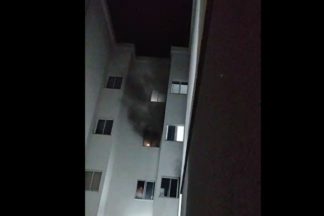 Prédio é interditado após incêndio