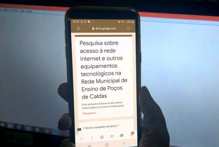 Prefeitura promove pesquisa sobre acesso dos alunos à internet