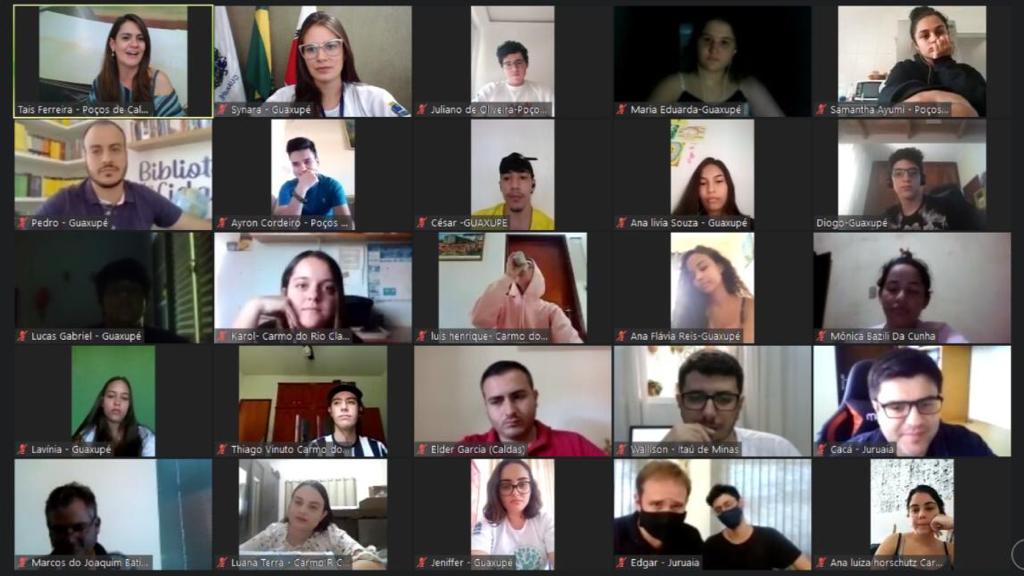 Lançamento virtual do Parlamento Jovem Minas reúne municípios do Polo Sudoeste