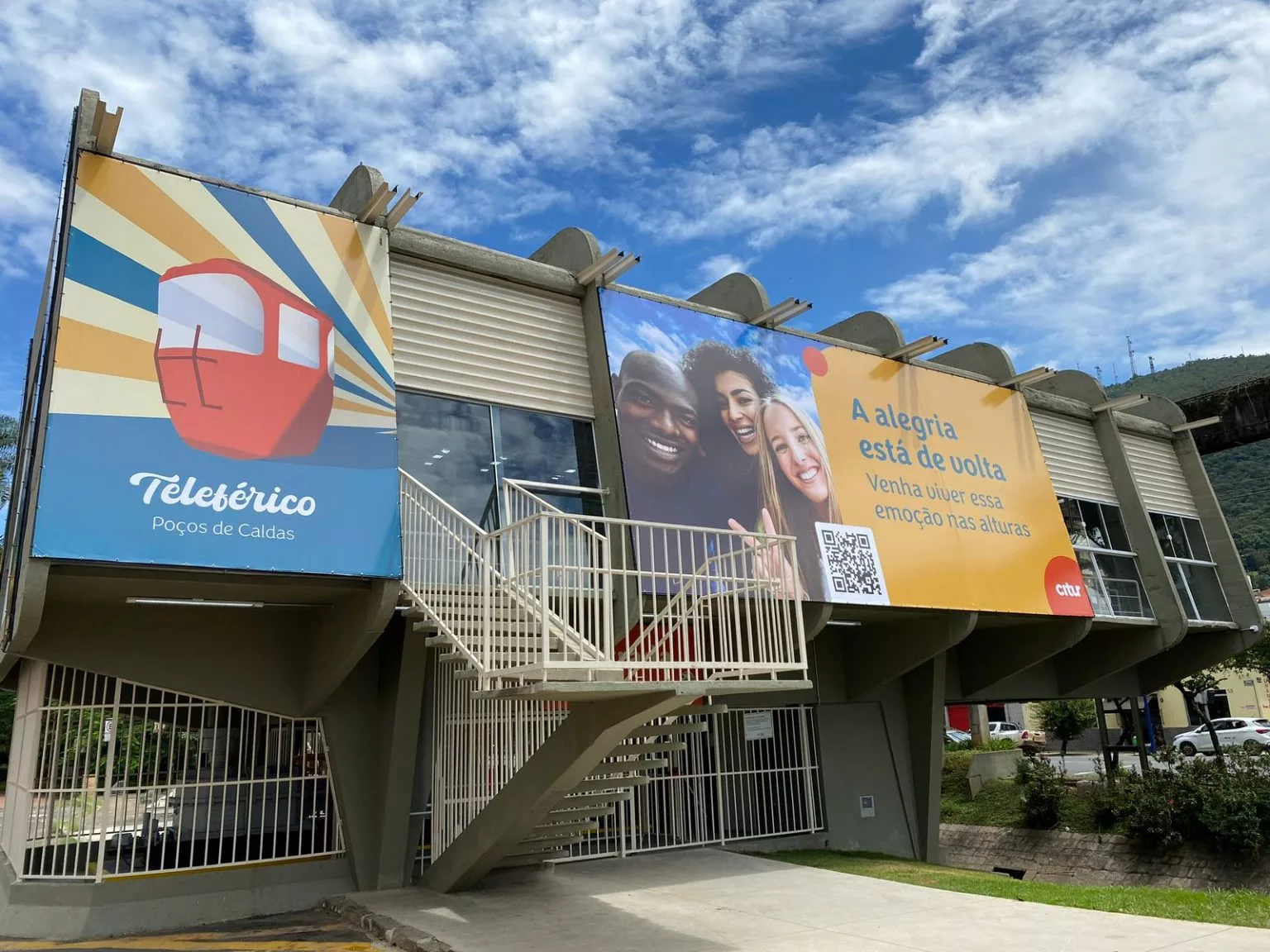 Teleférico volta a funcionar neste sábado em Poços
