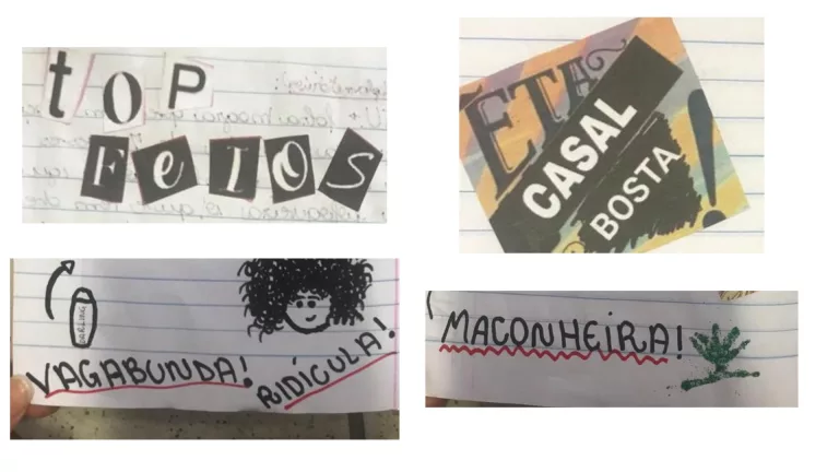 BULLYING, RACISMO, MISOGINIA E HOMOFOBIA | Crimes são cometidos em caderno de estudantes em Poços