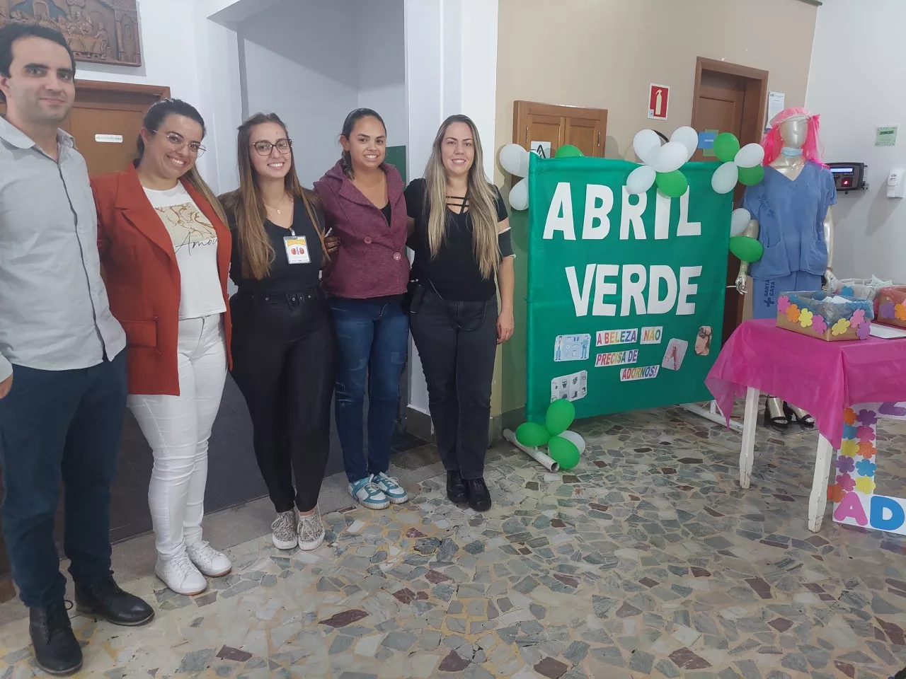 Ações do Abril Verde continuam sendo realizadas na Santa Casa
