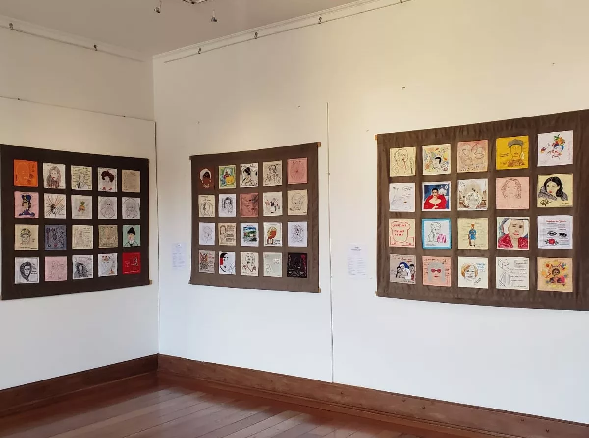 Aberta a exposição “Mulheres Bordadas” no Museu de Poços