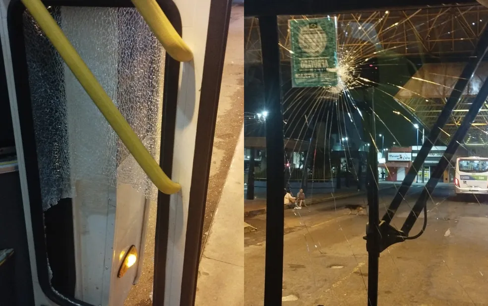 Homem é preso após apedrejar ônibus e agredir passageiras