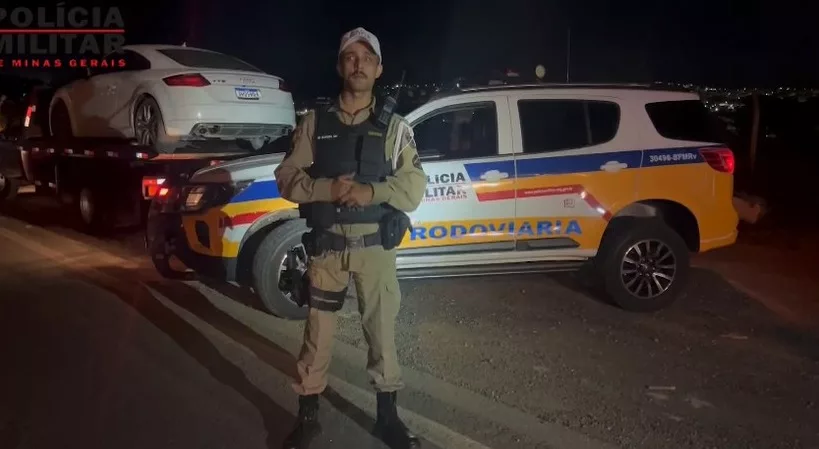 PMR recupera carro de luxo furtado