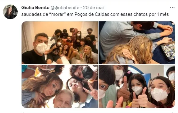 Giulia Benite diz que está com saudade de “morar” em Poços de Caldas