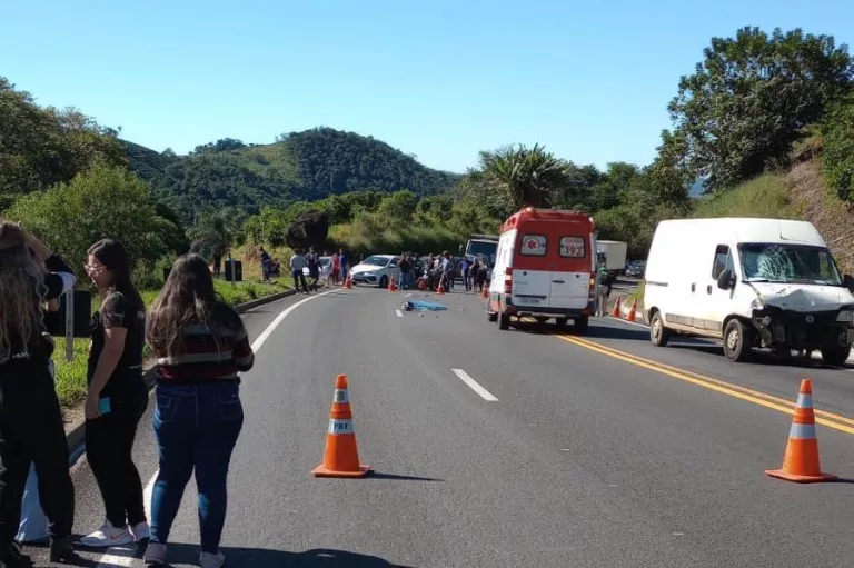 Motociclista morre em acidente na BR-146