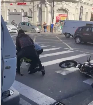 Agente de trânsito é agredido em ocorrência no centro