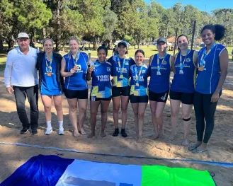 Vôlei de areia já tem campeões na Olimtra