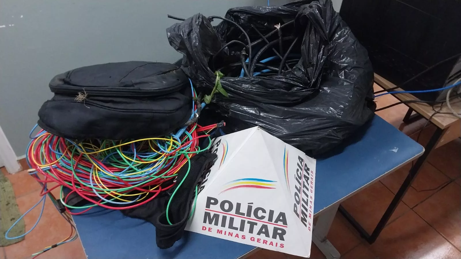 Ladrão de fio de cobre volta a ser preso nesta madrugada