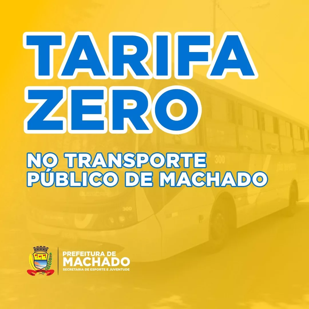 Machado implementa tarifa zero no transporte público aos finais de semana