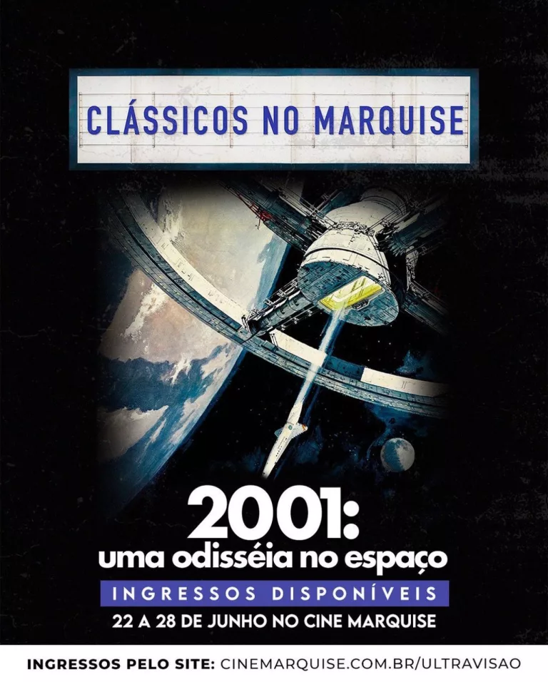 2001: Uma Odisseia no Espaço é atração do Clássicos do Marquise