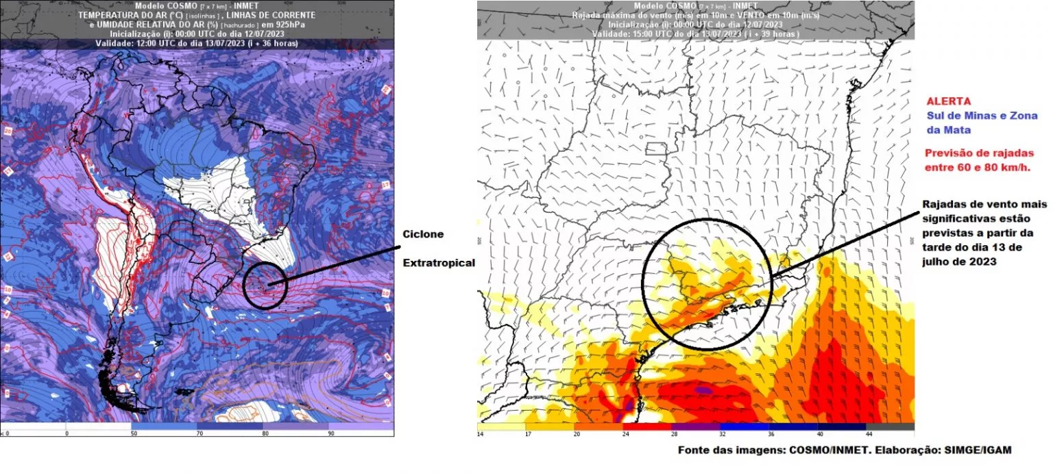 Defesa Civil Alerta Para Atua O De Ciclone Extratropical Na Regi O