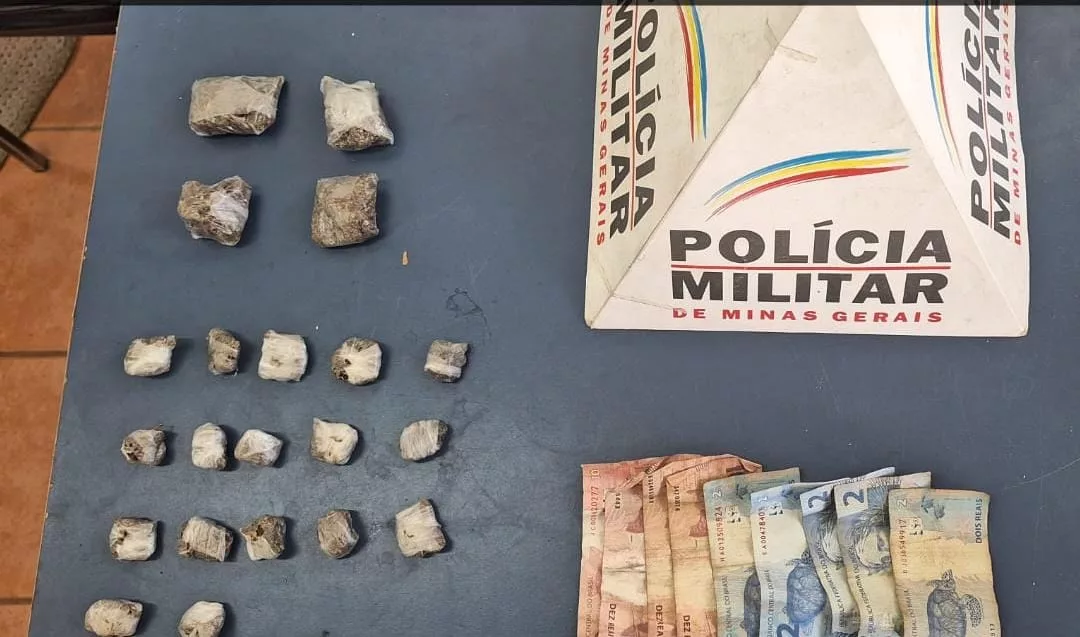 PM registra tráfico de drogas e prende dois homens