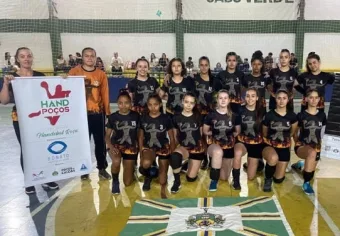 Handebol feminino de Poços é destaque no campeonato mineiro
