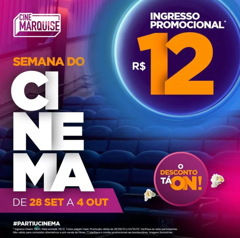 Cine Marquise Ultravisão: programação variada e preço único de 12 reais
