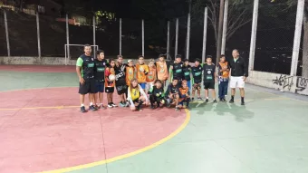 Amistoso de escolinhas de futebol reúne 40 participantes