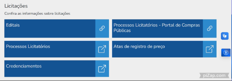 Sistema de editais da prefeitura está temporariamente fora do ar