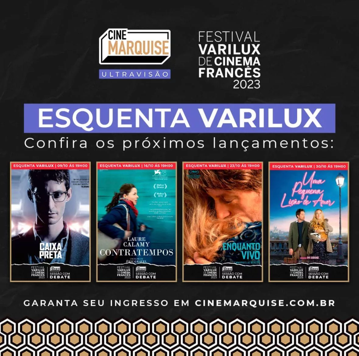 Cine Marquise Ultravisão recebe filmes franceses no “esquenta festival Varilux”