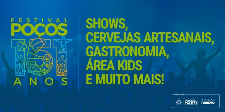 Prefeitura prepara festa para comemorar os 151 anos de Poços