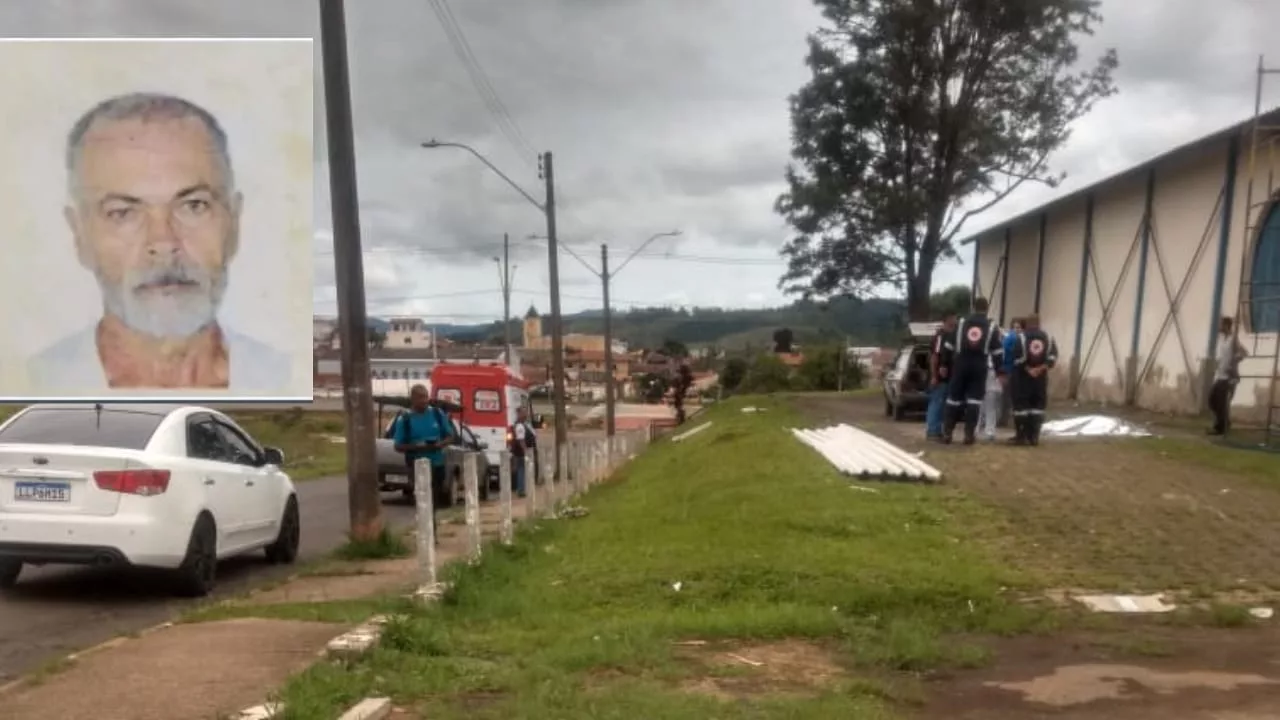 Vítima de queda em ginásio é identificada; colega foi hospitalizado