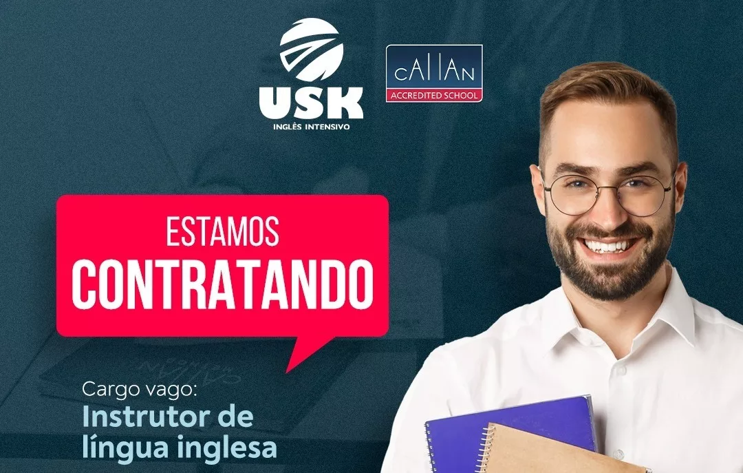 OPORTUNIDADE | USK Callan Method está contratando professor de inglês
