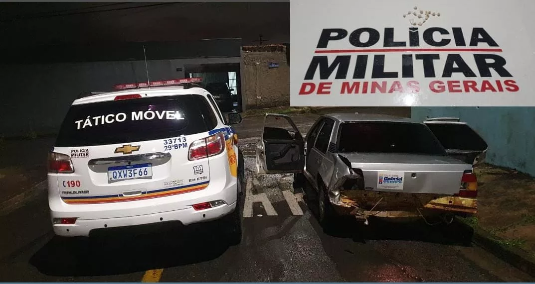 Menor é pego com carro furtado e drogas