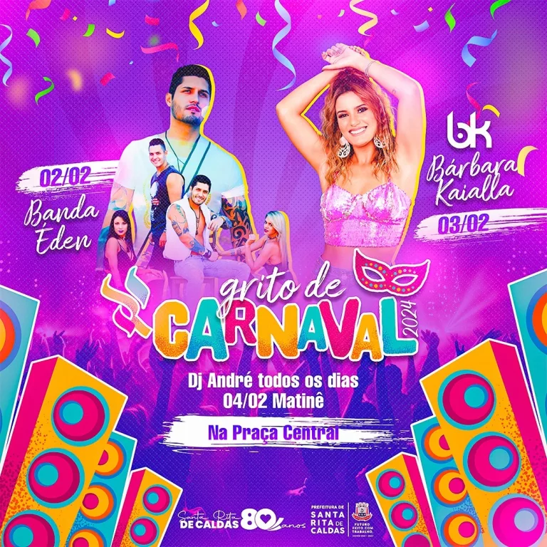 Santa Rita de Caldas promove o 2º Grito de Carnaval da Capela