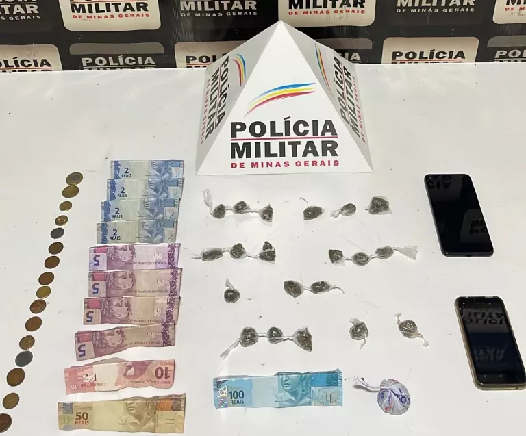 PM de Guaxupé faz ação contra o tráfico de drogas
