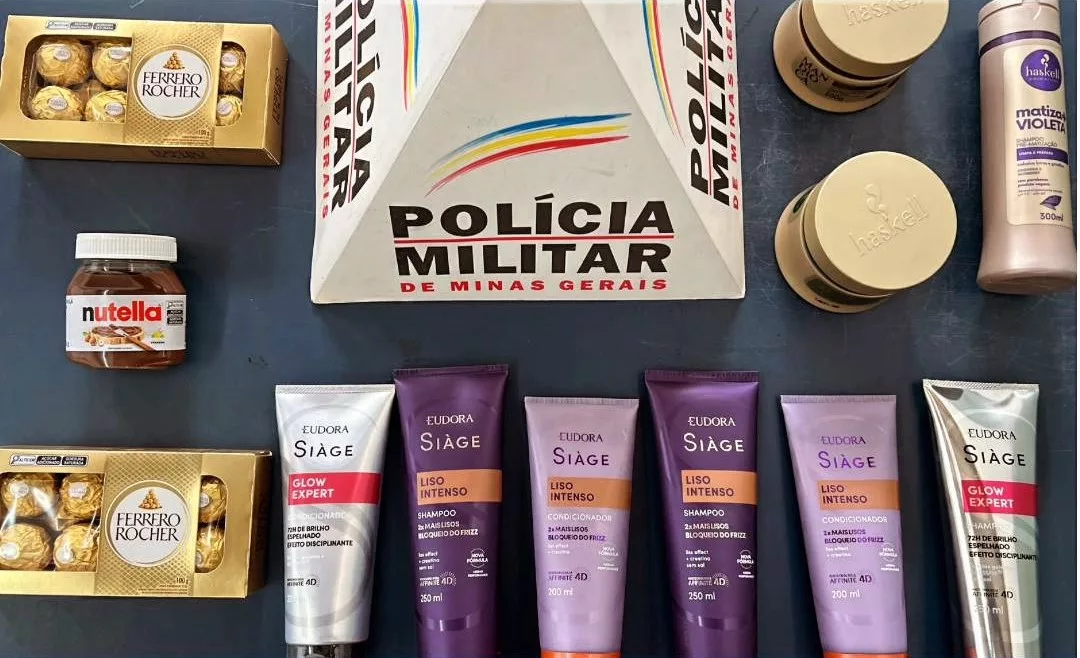 Mulher é presa após furtar shampoo, condicionador e chocolate