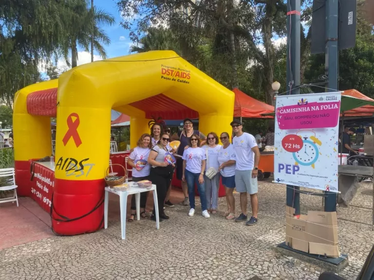 Programa IST/Aids no Carnaval de Poços