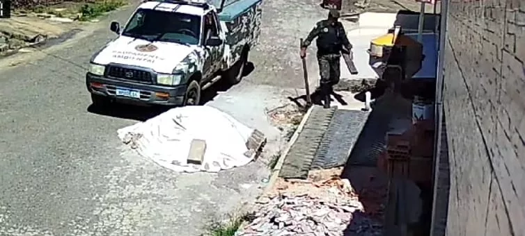 Guarda ambiental é flagrado transportando ‘material de construção’ em viatura