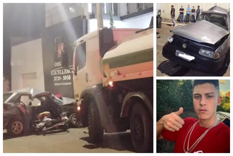 Morre vítima de acidente entre caminhão-tanque e carro em Andradas