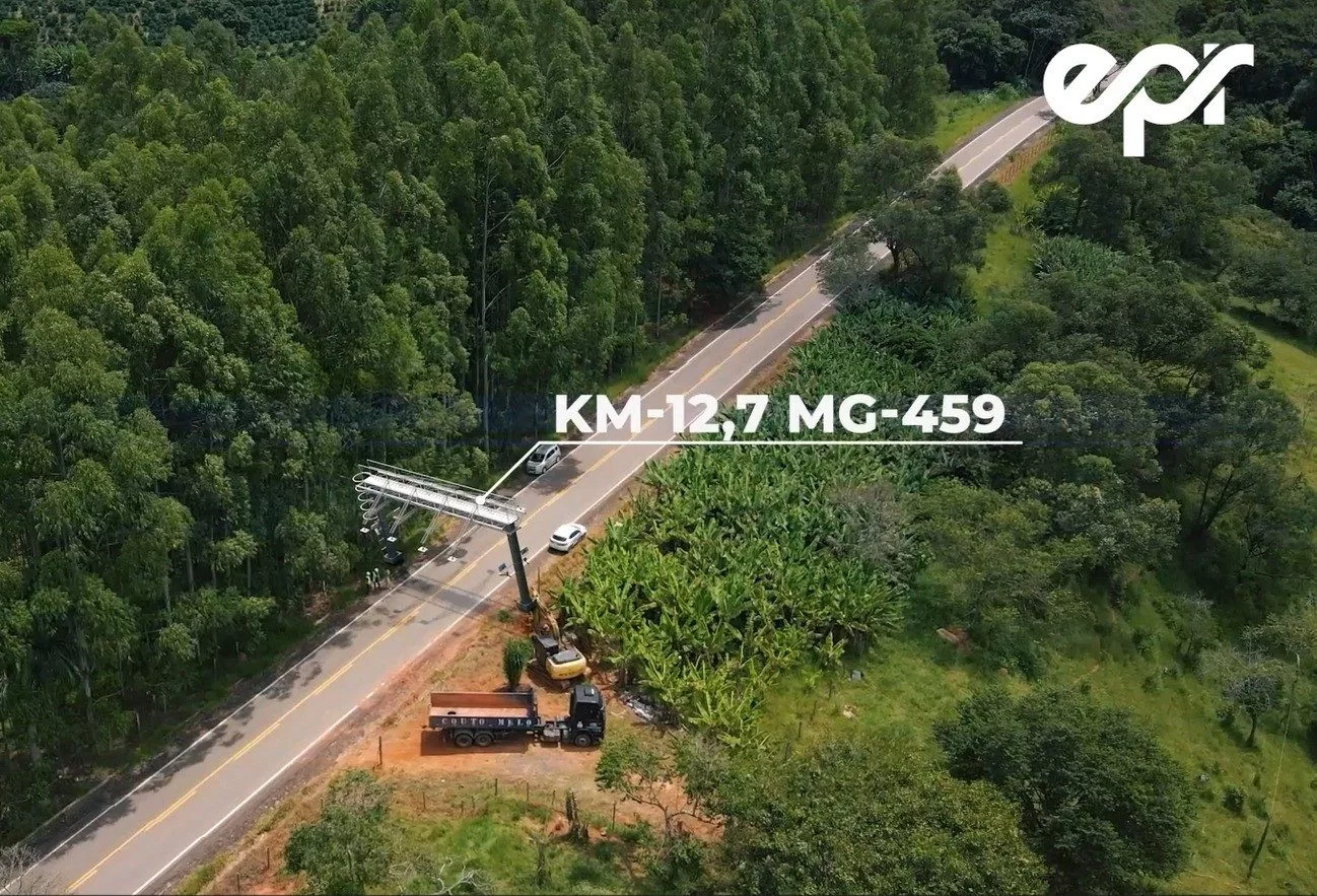 Pedágio sem cancela será instalado na MG-459; bloqueio temporário na pista