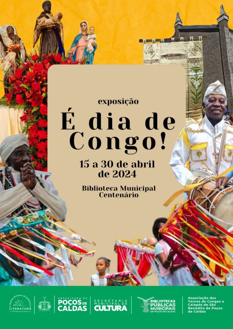 Poços participa da Semana de Incentivo à Literatura com a exposição "É dia de Congo"