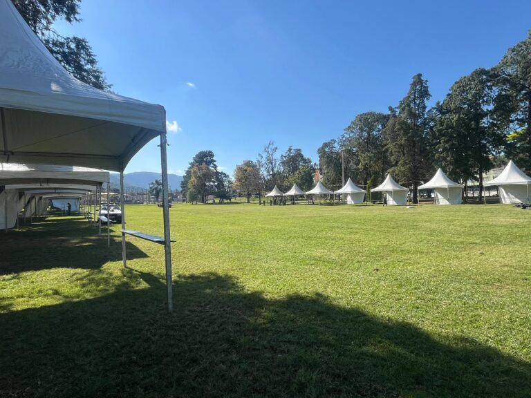 Festa do Trabalhador tem estruturas montadas