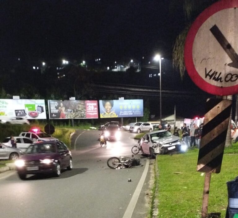 Homem embriagado provocou acidemte