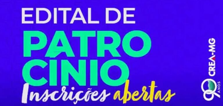 Crea-MG divulga edital para seleção de projetos de patrocínio